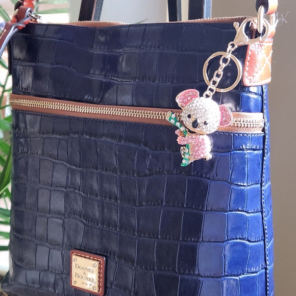 unknown Accessories - Pink Rhinestone Koala Bear Bobble Head Bag Charm & Keychain — NEW